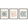 thumbnail image 2 of HAUS AND HUES Boho Wall Art Framed - Set of 3 Mandala Wall Decor, Boho Framed Art, Abstract Art Wall Decor, 3 Piece Wall Art Framed Moroccan, Bohemian Wall Art (16x20, Framed Black), 2 of 2