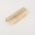 thumbnail image 6 of tooloflife 1/5/10Pcs Leaf Shaped Pull Handle Bathroom Cabinet Pulls Drawers Pulls for Wardrobes Tables Zinc Alloy Gold Decoration, 6 of 8
