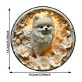 thumbnail image 3 of Luna Owl 3D Wooden Puzzle Art Set Challenging Brain Teaser for Home and, 3 of 6
