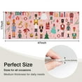 thumbnail image 5 of Pink Christmas Nutcracker Pattern Kitchen Rug Mat,Kitchen Runner Rugs Non Skid Washable,Decorative Kitchen Floor Mats for Kitchen,Sink,Laundry,17"X47", 5 of 5
