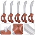 thumbnail image 3 of Miangastore inflatable swords Inflatable Pirates Sword Yellow Safety Halloween 5Pcs, 3 of 8