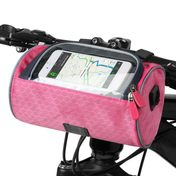Yeacher Waterproof Bike Handlebar Bag Bicycle Front Bag Touchscreen Phone Holder Bag Pack Shoulder Bag MTB Cycling Storage Bag Pannier
