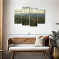 thumbnail image 3 of Elephant Stock Blue Ridge View I Wall Art - Horizontal Multi Panel Canvas - Living Room Wall Decor - Abstract Multi Panel - Green And Blue Decor By Megan Meagher - 43" x 27", 3 of 8