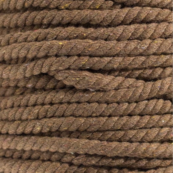 Super Soft 3 Strand Twisted Cotton Rope - Multiple Colors to Choose from in Various Diameters and Lengths