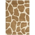 thumbnail image 4 of SAFAVIEH Soho Keeley Geometric Wool Area Rug, Beige/Brown, 6' x 6' Round, 4 of 5