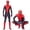 Red, variant on Fall Festival Holiday Dress Up Clothes, Adult Spiderlike Cosplay Costume Jumpsuit, Premium High Elasticity Spandex Superhero Onesie Bodysuit Halloween Party Costume Outfit, Red, S