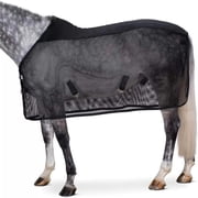 Fly Horse Sheet Breathable Anti Mosquito Horse Mesh Rug UV Protection Summer Horse Fly Blanket Wear Resistant Adjustable Fly Mask Wrap for Outdoor Stable