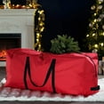 thumbnail image 4 of PENGXIANG [] Christmas Tree Storage Bag for Holiday Artificial Christmas Trees Oxford Cloth Storage Bag with Durable Reinforced Handles & Dual Zipper Waterproof Material Protects from Dus, 4 of 6