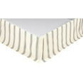 thumbnail image 2 of VHC Brands Grace Striped Cotton Farmhouse Split Corners Tailored Queen Bed Skirt, Creme White, 2 of 2