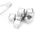 thumbnail image 3 of Stainless Steel Metal Beverage Chilling Rocks,Reusable Ice Cubes For Whiskey,Vodka,Liqueurs,Wine (26mm: 8 with clip), 3 of 5
