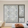thumbnail image 6 of Window Privacy Film, Vinyl Decorative Window Decals, Static Cling Window Film Non-Adhesive Removable, 3D Stained Glass Film with Film Scraper for Home, Bathroom, Office, 17.5 x 78.7 Inch - Style 23, 6 of 7