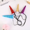 thumbnail image 5 of Paquete de 24 diademas de cuerno de unicornio, diademas de unicornio con bandas elásticas para niñas, mujeres adultas, accesorios de disfraces de cosplay, 8 estilos, 5 of 5