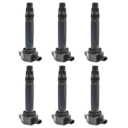 Set of 6 Ignition Coils For 2007 2008 2009 Toyota FJ Cruiser 4.0L V6 Compatible with UF495 (Best Lift For Fj Cruiser)