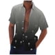 thumbnail image 2 of Blusa y camisa de manga corta con cuello vuelto Camisa casual para hombre Camisa de bolos vintage de manga corta Camisas de verano de playa cubana Camisa con botones Blusa para hombre Poliéster, 2 of 5
