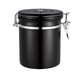 thumbnail image 1 of Recipiente hermético de acero inoxidable Recipiente para almacenamiento de alimentos Recipiente de a TOMSHOO Negro/1.5L, 1 of 6