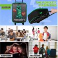 thumbnail image 5 of Minecraft Valise pour Enfants pour Garçons et Filles, Chariot Pliable, Bagage à Main, Sac de Cabine pour Gamer, Sac de Voyage avec Roues, Taille, Sac Cabine, Sac à Roulettes avec Poignée, Valise à Roulettes pour Garçons, 5 of 5