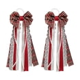 thumbnail image 2 of YuanGuangQ Cowboy Boot Tassels, 2 Pairs of Leather Boot Bows for Cowgirls, Western Accessories for Wedding Music Festival Outfit Decor, 2 of 6