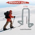 thumbnail image 2 of Uxcell Laisse de Patin à Roulettes [2 Pcs] - Sangle de Transport Réglable pour Bottes de Ski - [Gris Clair] Laisse Réutilisable pour Épaule, 2 of 5