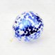 thumbnail image 3 of KIRIKOU 24 piezas juego de bolas de papel multicolor Globo de fiesta de látex de 12 pulgadas para decoración de fiesta, bodas, compromisos, novias, cumpleaños y ducha (azul), 3 of 5