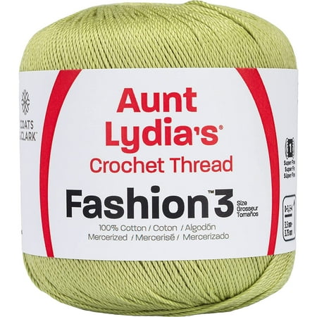 UPC: 0073650792106 | Aunt Lydia s Fashion Crochet Thread Size 3-Lime