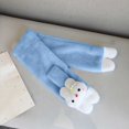 thumbnail image 6 of BXJX Girls Plush Scarf, Casual Thermal Thick Lightweight Neck Warmer for Winter Blue Size Free Size, 6 of 6