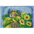 thumbnail image 1 of Rug Making Latch Hooking Kit | Sunflower Garden (2 sizes available), 1 of 9