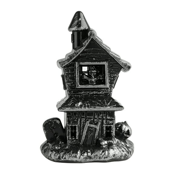 BESTSKY Halloween Mini Haunted House Miniature Halloween Light Glowing Led Tiny Skeleton Pumpkin House Decoration for Spooky Atmosphere Halloween Enthusiasts
