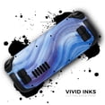thumbnail image 3 of Design Skinz - Compatible with Steam Deck - Skin Decal Protective Scratch-Resistant Removable Vinyl Wrap Cover - Vivid Agate Vein Slice Blue V5, 3 of 5