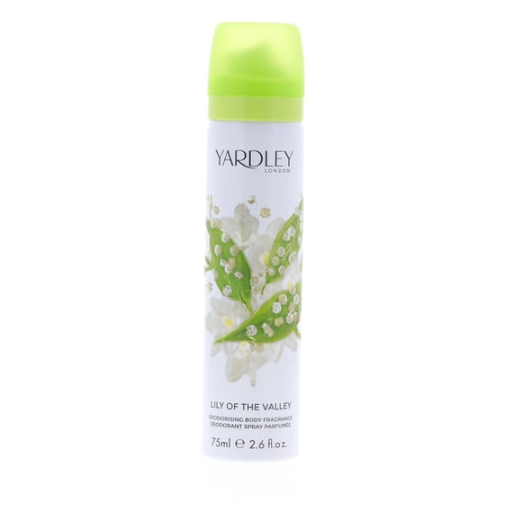 Spray corporal Yardley Lily of the Valley para mujer 75 ml