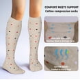 thumbnail image 3 of Calcetines de compresión LEVSOX de algodón 20-30 mmHg para mujeres y hombres, 3 of 7