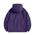 thumbnail image 5 of Rggeeun Men's Casual Jackets Summer Lightweight Hooded Zipper Jacket Breathable Sunscreen Outdoor Windbreaker For Daily Wear Outwear Fashion, 5 of 5