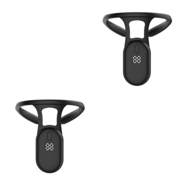 Guardoinrt Effective Posture Corrector For Adult Kid Reduce Back Pain And Improve Posture Comfortable Suitable black 2Set