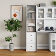 thumbnail image 4 of Living Room Cabinets Elegant White Storage Cabinet – Modern & Spacious Organizer for Any Room,Wooden Cabinets, 4 of 18