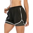 thumbnail image 2 of KingShop Workout Running Shorts 2 in 1 Running Shorts Workout Athletic Yoga Shorts Sport Shorts with Pockets, 2 of 5