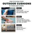 thumbnail image 6 of HONEY HOME Outdoor Loveseat Cushion Set, 48 x 24, Water Repellent, Fade Resistant, Couch love seat Filled with shredded sponge for added support, 6 of 6