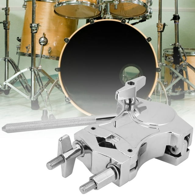 Drum Clamp, Not Easy To Fade Easy To Install And Use Drum Set Accessory, For Instrument Lovers Beginner