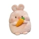 thumbnail image 1 of Peluche de juguete suave, regalo de inauguración de la casa, almohada para dormir abrazable, juguete de peluche lindo conejo rábano rosado, 1 of 9