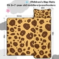 thumbnail image 5 of Yellow and Brown Of Leopard Print Toddler Nap Mats for Kids Preschool,Sleeping Mat Bag or Kids,Toddler Sleeping Bag,Toddler Nap Mat or Daycare, 5 of 6