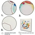 thumbnail image 3 of Designart Multi-Color Circular Abstract IV Canvas Wall Art, 3 of 5