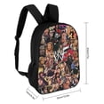 thumbnail image 2 of WWE Backpack 17 Inch Bookbag Casual Daypack Travel Backpacks for Work Hiking Camping, 2 of 8