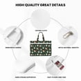 thumbnail image 5 of Salouo Festive Forest Friends for Canvas Tote File Bag, Tote Bag With Zipper Business Briefcase Document Bag with Handle A4 File Organizer Laptop Bag for Travel & Work, 5 of 8
