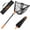 Hoop Size: 23"(extendable), variant on Aluminum Handle Collapsible Fish Landing Net with Measuring Scale, Lightweight Durable Fishing Accessory Perfect Gift for Men Fishermen