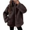 thumbnail image 1 of RKSTN Polyester Blouse en pour Femmes Mode Manches Longues Col Montant Confortable Débardeurs Réguliers Manteaux d'Hiver pour Femmes, 1 of 4