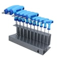 thumbnail image 2 of T Bar Handle Torx Bits Wrench Set T9 – T50 In Storage Rack T Handle Keys 10pc, 2 of 4
