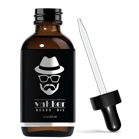 Vakker Beard Oil 2oz Mustache Healthy Growth Anti Itching Dandruff Anti-Friz Father's Day