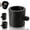 Black Large, variant on Upgraded Mens Shower Head Massager – Handheld Coarse Hole Design Durable Easy Install for Home Bathroom Daily Use