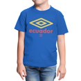 thumbnail image 2 of Umbro Kids Ecuador Diamond Logo T Shirt (Royal, XS-XL), 2 of 4