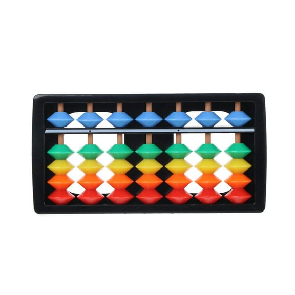 Plastic Abacus Calculator Plastic Abacus Math Learning Educational Toys for Children Calculation Colorful Beads Plastic Kid'sMath