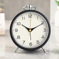 thumbnail image 1 of Bedroom Decor Alarm Clock Night Light Retro Non-ticking with Accurate Quartz Movement Vibrant Color Metal Hanging, 1 of 1
