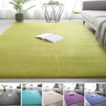 thumbnail image 2 of Alfombra grande verde de lujo para sala de estar, alfombra de juego para niños, alfombra antideslizante para decoración del hogar, alfombras suaves grises para dormitorio y mesita de noche, 2 of 4